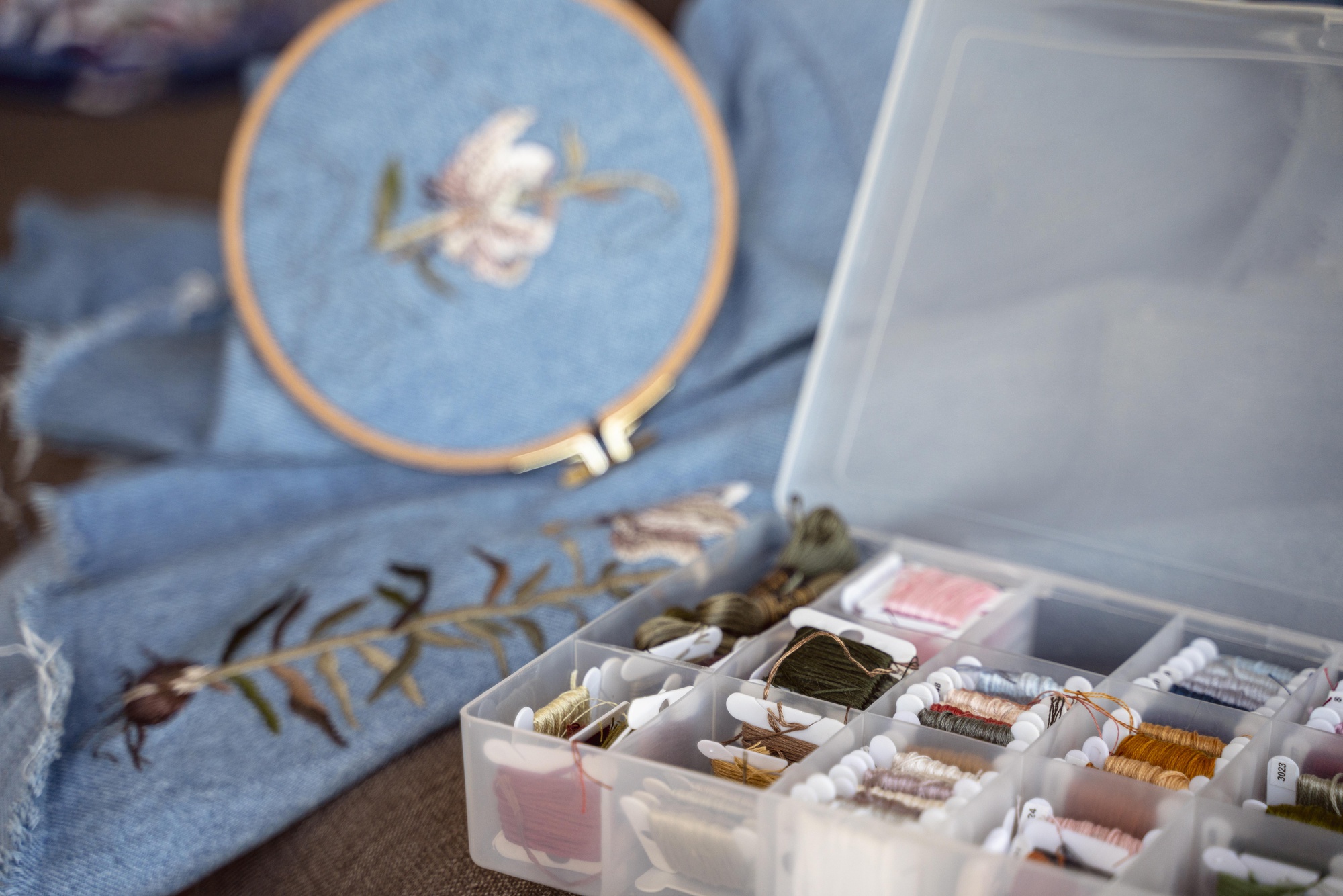 Set di strumenti per ricamo di lusso